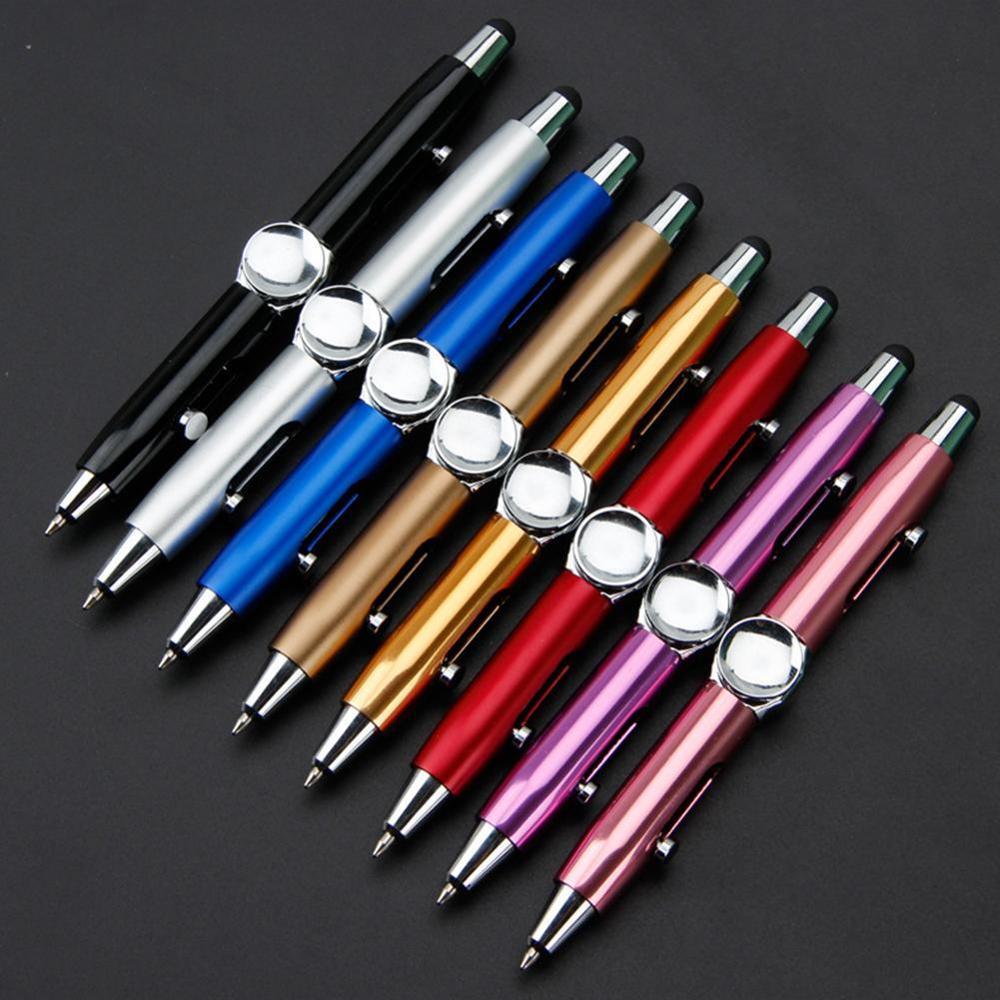 Kugelschreiber 3 in 1 Multi-Funktionale Hand Gyroskop Schreiben Stift Neue Metall Stifte Stift Liefert betonen Stift Kapazitiven reli L2O7