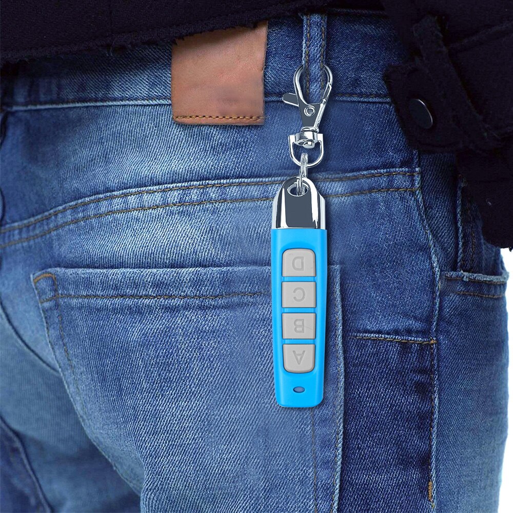 kebidu 433MHZ 4 Buttons Clone Remote Control Wireless Transmitter Garage Gate Door Electric Copy Controller Anti-theft Lock Key