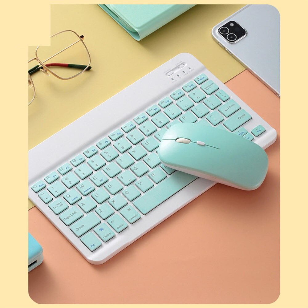 Universal Dual Mode Mouse Compatible Mouse Wireless Keyboard Mouse Rechargable Mouse For Ipad Tablet PC Funda