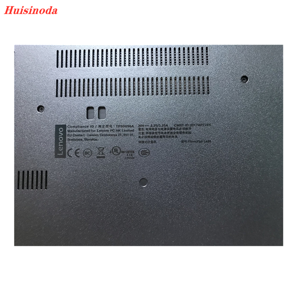 Original Laptop for Lenovo ThinkPad L480 Bottom Cover D Cover Lower Cover Base Cover D Shell 01LW319 AP164000800