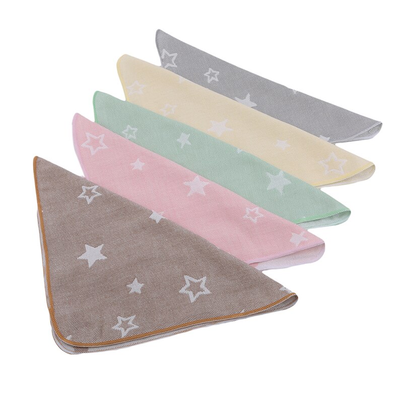 2 st spädbarnshandduk 25*25cm muslin handduk näsdukar två lager torka handduk