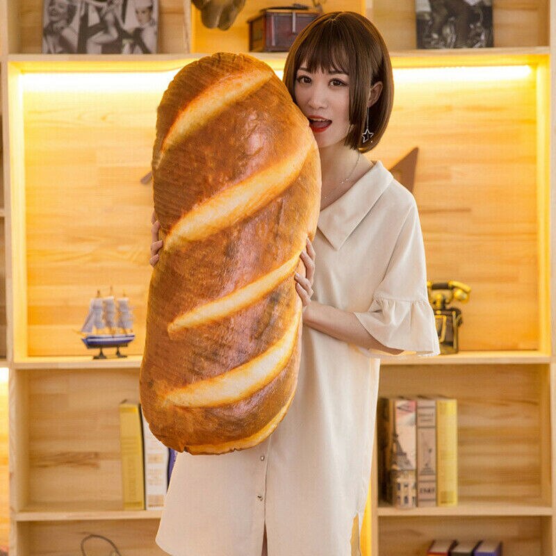 Zimmer Dekor Brot Kissen Plüsch Spielzeug Simulation Büro Kissen freundlicher Geburtstag Brot bilden Kissen Weiche Lenden Zurück Kissen