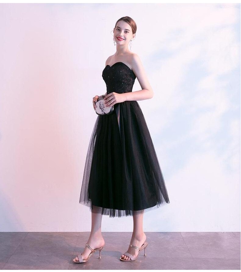 Wedding Dress Simple Tube Top Bridesmaid Dress Lac Vicedeal