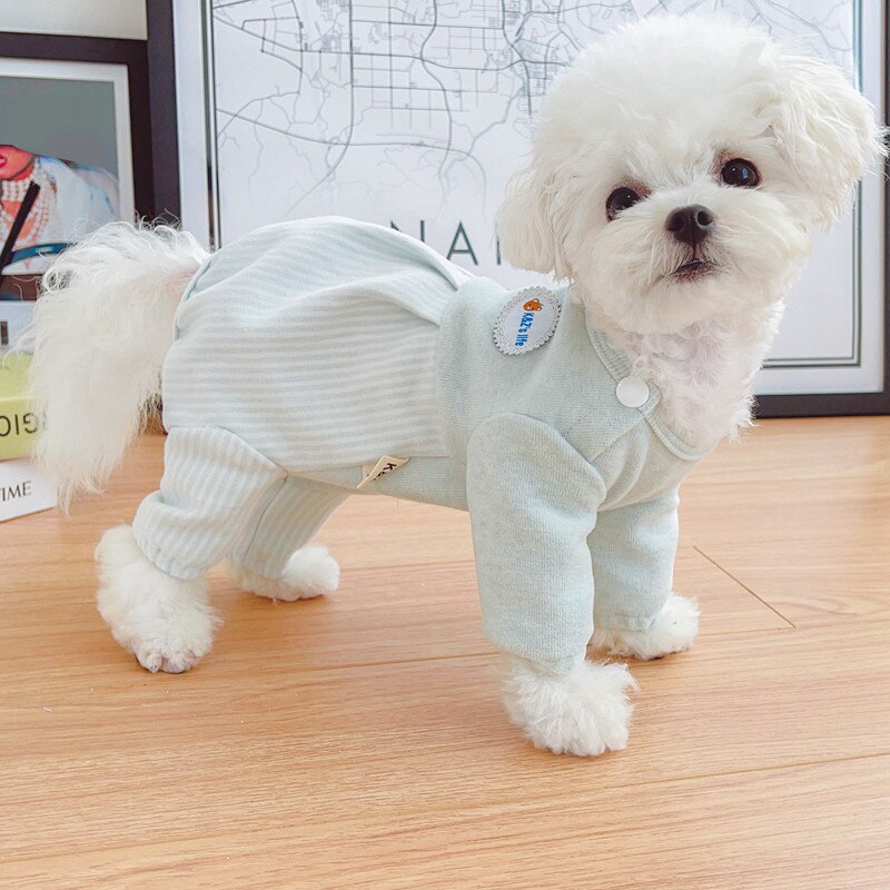 Pijamas para perros y niñas, Mono para cachorros y perros pequeños, traje para Chihuahua, Yorkshire, Pomerania, maltés, Shih Tzu, Poodle, ropa para mascotas