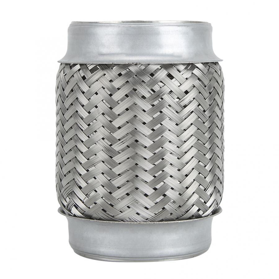Exhaust Systems 3.5 x 6in Stainless Steel Flexible Exhaust Pipe Braided Internal Corrugated Tube