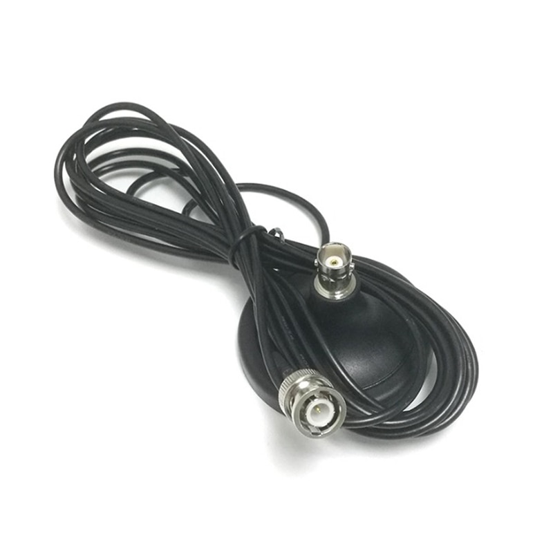 Trådlös antenn bas mikrofon antenn bas med magnet 3 meter  rg174 kabel bnc hane antenn