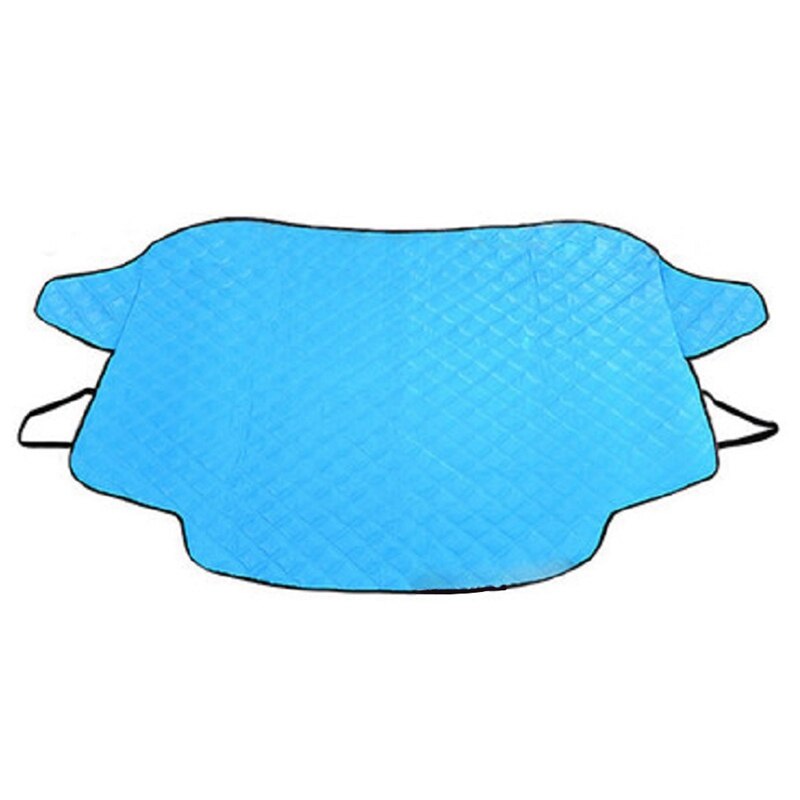Car Windshield Snow Cover, 147 x 116 cm Frostguard Windshield Cover, Windshield Snow Ice Cover with 3 Layers Protection and Uniq: Blue