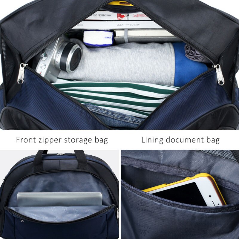 Scione Casual Reizen Handtas Waterdichte Mannen Bagage Koffer Duurzaam Duffel Schoudertas Vrouwen Grote Capaciteit Voor Weekend Sport