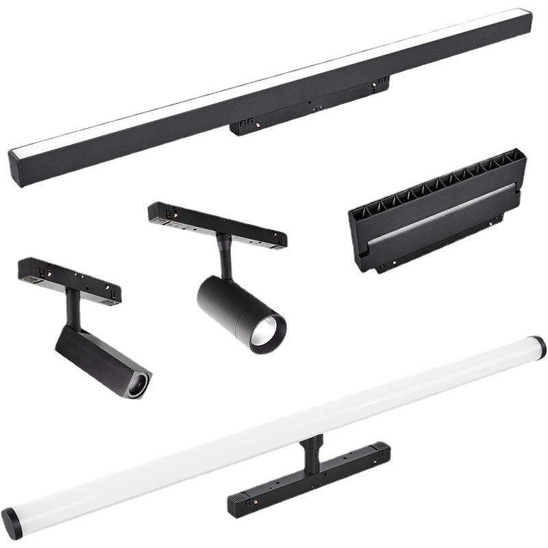 Zigbee Tuya sprytny Dimmable magnetyczny tor światła Zigbee2mqtt 48V Alexa asystent głos zdalny kontrola linia lampa miejsce doprowadziło szyna