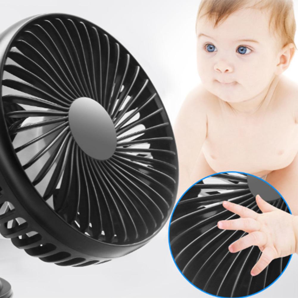 12v 360 graders justerbar bil auto luftkøling usb elektrisk blæser lavstøj bil auto køler luft ventilator bil ventilator tilbehør