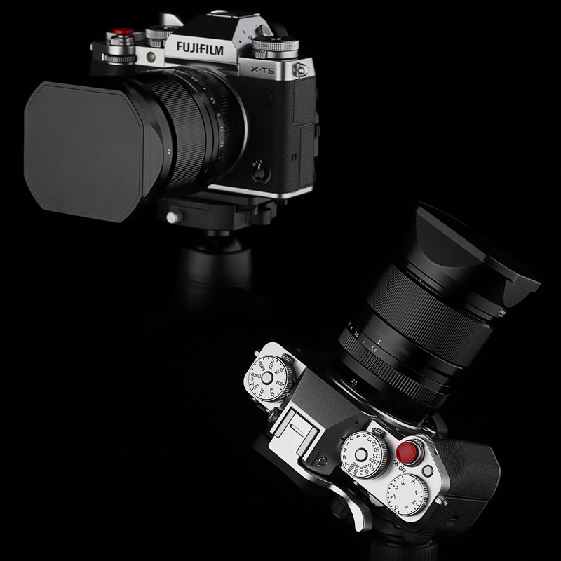 Haoge Metal Square Lens Hood for Fujifilm Fujinon Fuji XF16-50mm F2.8-4.8 R LM WR&XF33mm F1.4 R LM WR,XF 23mm f/1.4 R LM WR lens