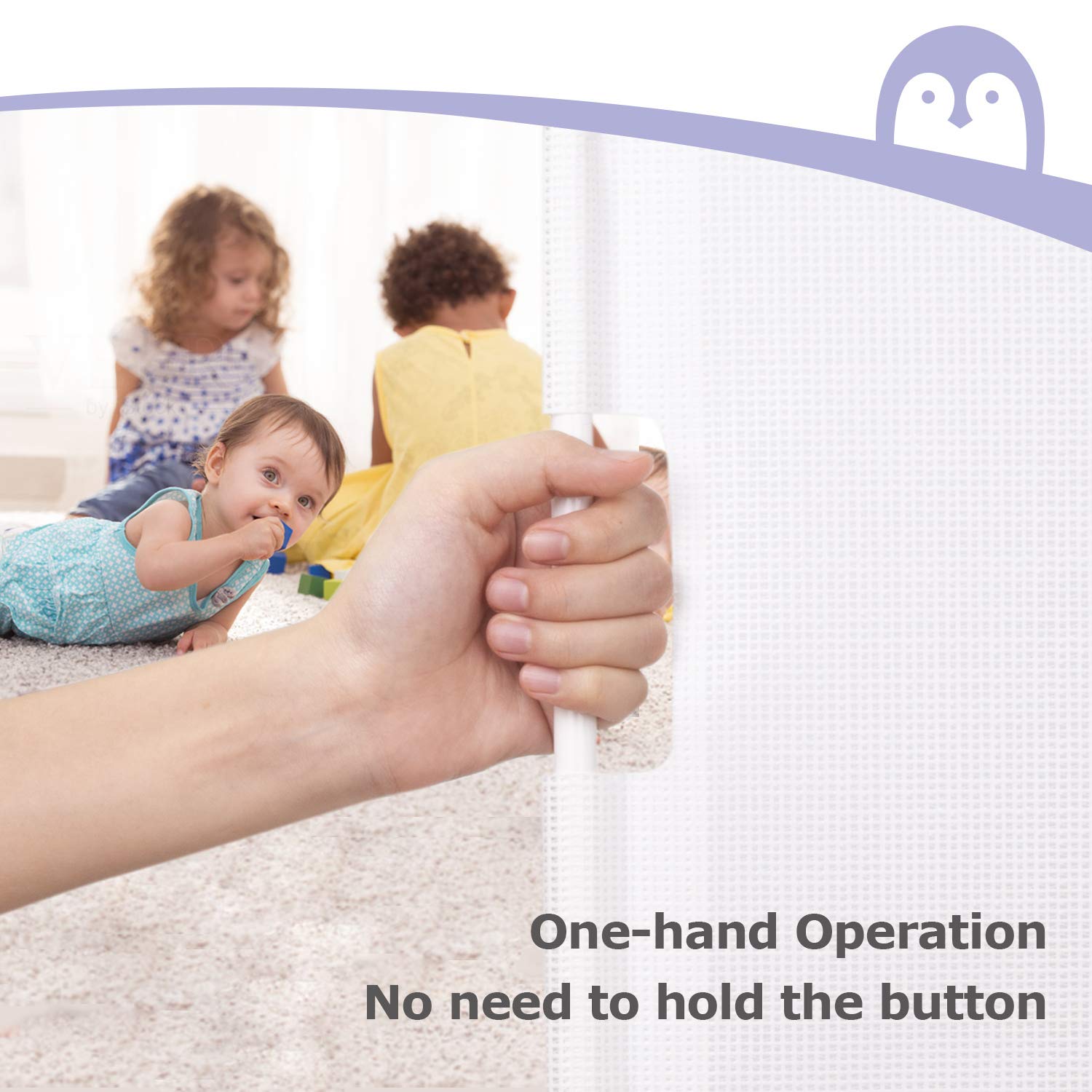 Wysuwana barierka zabezpieczająca dla dzieci lekka, wytrzymała siatkowa brama dla psa robić drzwi schody korytarze wewnątrz/na zewnątrz