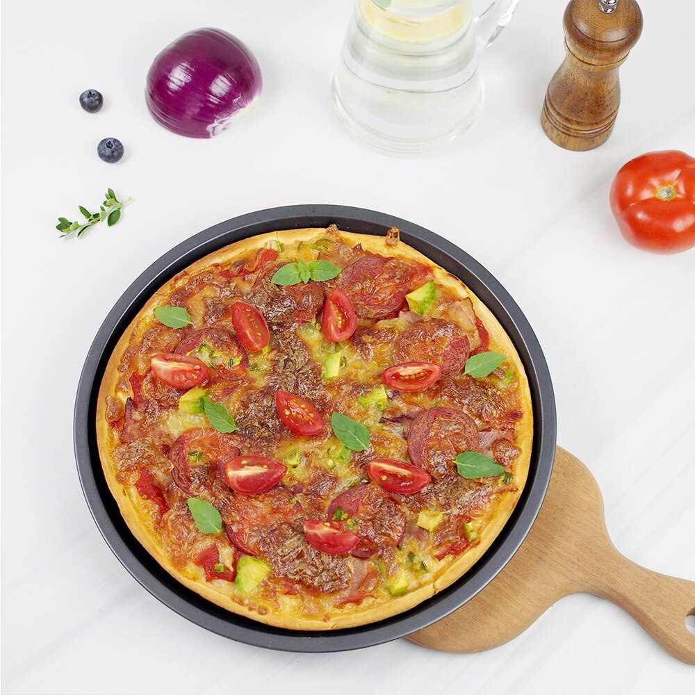 Pizza Bakken Pan Non-stick Pizza Stenen Pizza Pan Pizza Bakken Pan Tray Mesh Lade Plaat Keuken Accessoires Bakken gereedschap