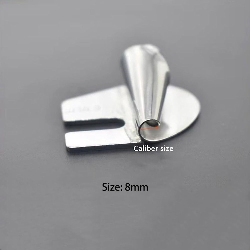 3mm-10mm syfot för fållpressar, platt bil, böjningsrör, spiralpressar, gammal symaskin, pressarfot, syverktyg: Orange
