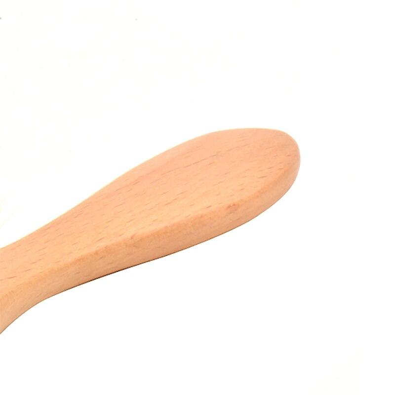 Cepillo de pelo de madera de para bebés recién nacidos y niños pequeños | Cerdas de cabra suaves naturales | Ideal para gorra de cuna | Baby Regis perfecto