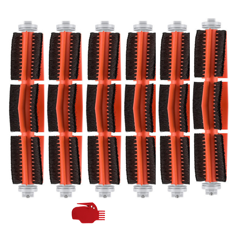 Spazzola laterale principale per Xiaomi Mi robot 1/ 1S SDJQR01RR SDJQR03RR RoboeockT6/T7/S5 aspirapolvere accessori Hepa polvere scatola: Cioccolato
