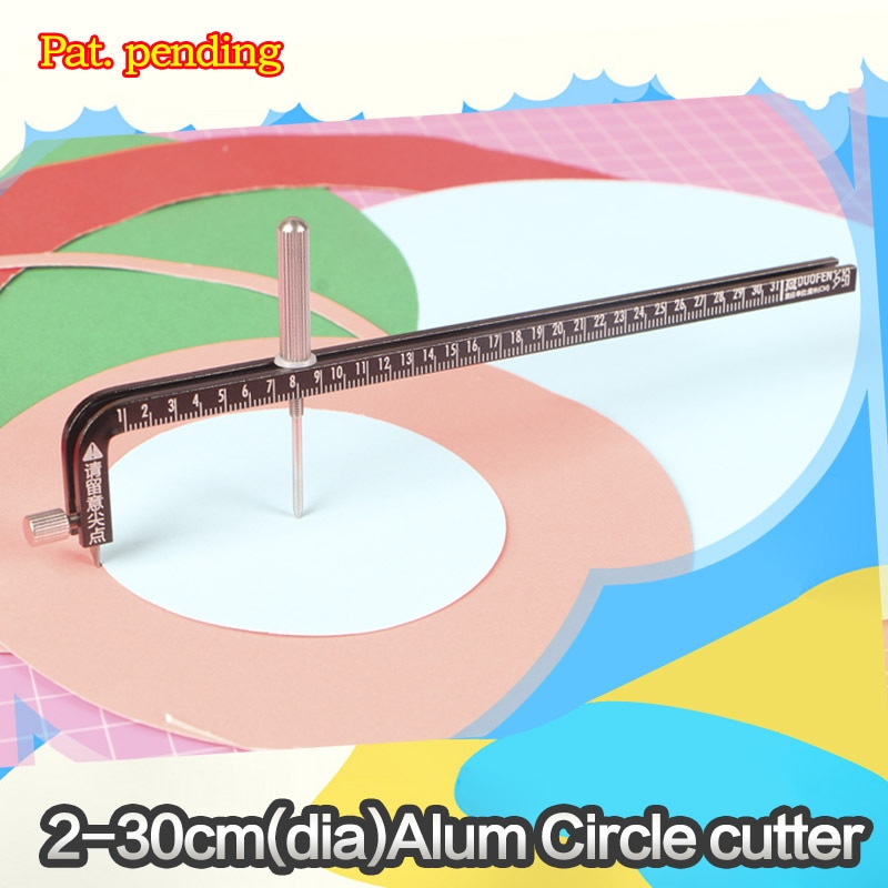 2-30 CM (diameter) aluminium cirkel cutter papier cirkel cutter crafting cirkel cutter