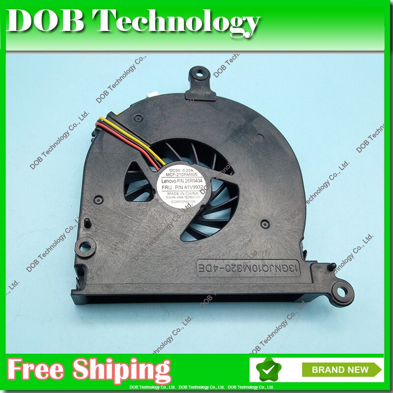 Laptop CPU cooler Fan for Dell Inspiron 1420 Vostro 1400 CPU Cooling Fan F6K2-CCW A00 YY529 DFS531205PCOT Q