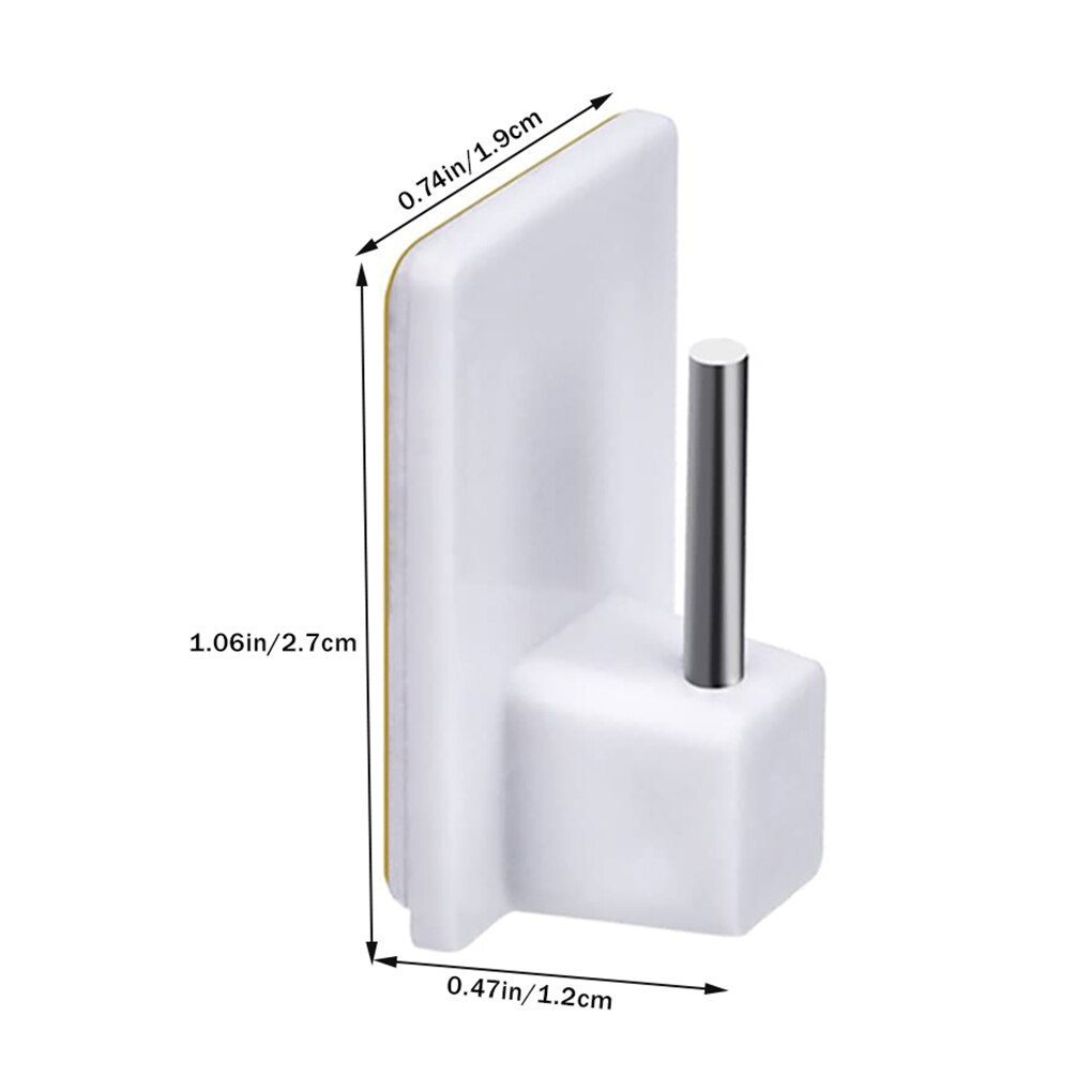 Spring Tension Rod Extendable Curtain Rod Adjustable Firm Bathroom Rod Self-adhesive Cupboard Rod