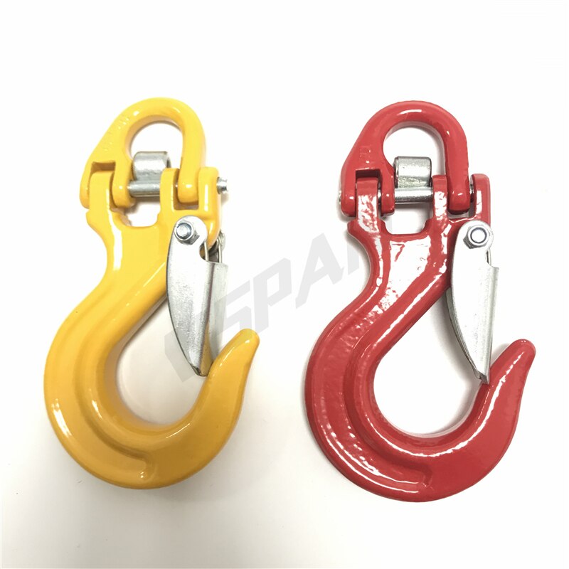 in Acciaio forgiato Grado 80 metà-collegamento Chiusura di Sicurezza Cerniera Verricello Cavo Gancio Girevole verricello Gancio per jeep attaccabrighe Camion spento-strada di Recupero