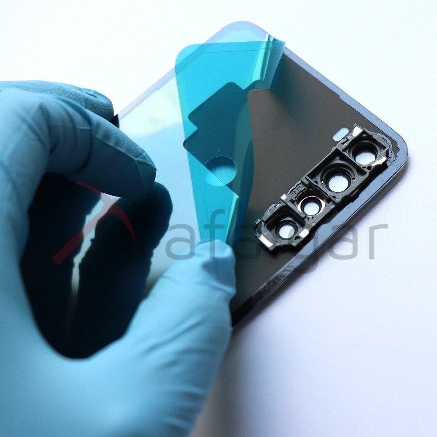 Voor Xiaomi Redmi Note 8 T Terug Glas Cover Rear Batterij Deur Panel Terug Behuizing Vervanging Voor Redmi Note 8 T M1908C3XG