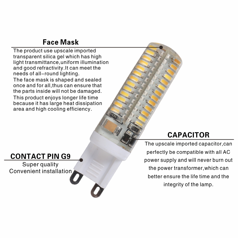 G9 LED 3W 4W 5W 6W 220 V240 V LED G9 Lamp Led lam... Grandado