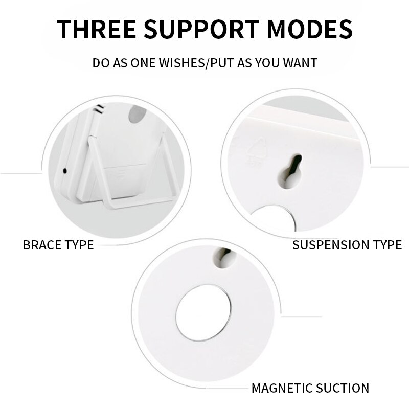 Digital Touch Screen Weather Station Displays Hygrometer Thermometer Indoor Outdoor Sensor Thermo-hygrometer Station^1