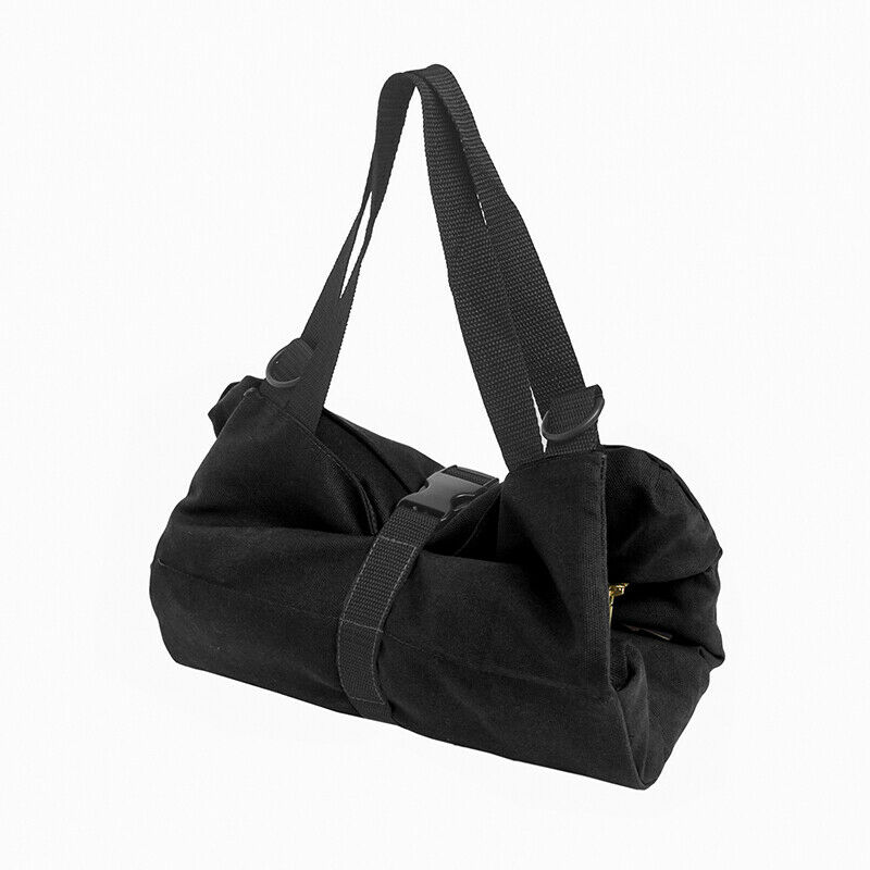 Bolsa de almacenamiento de herramientas multiusos práctica bolsa de herramientas de lona enrollable, bolsa de rollo de llave, utensilio para colgar, portador de cremallera, organizador de mano