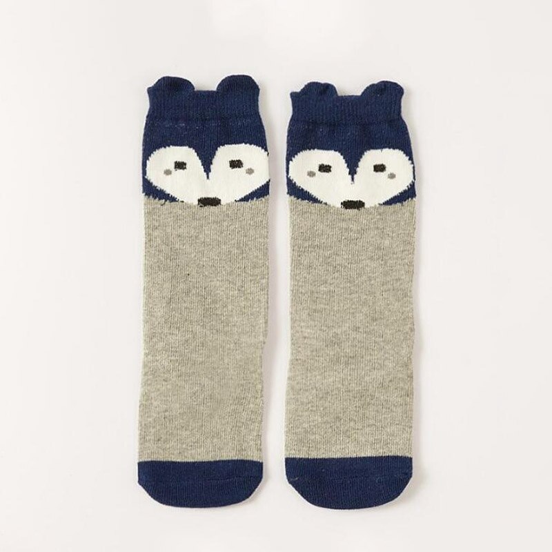Cartoon Cute Kids Socks Bear Animal Baby Cotton Socks Knee High Long LegWarmers Cute Socks Boy Girl Children socks