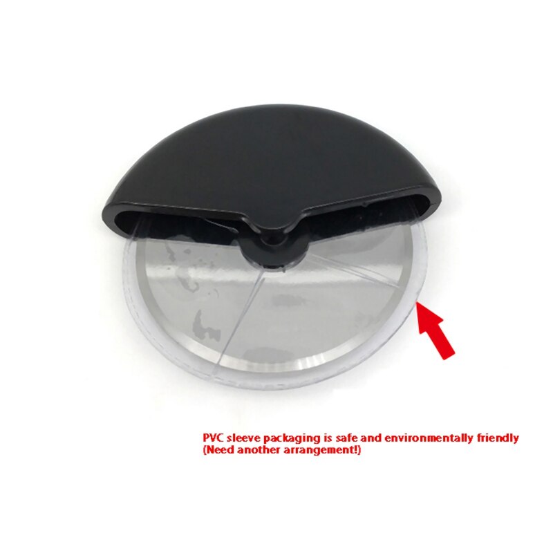 Pizza Cutter Wheel Noodle Maker Baking Tool,Stainless Steel With Cover