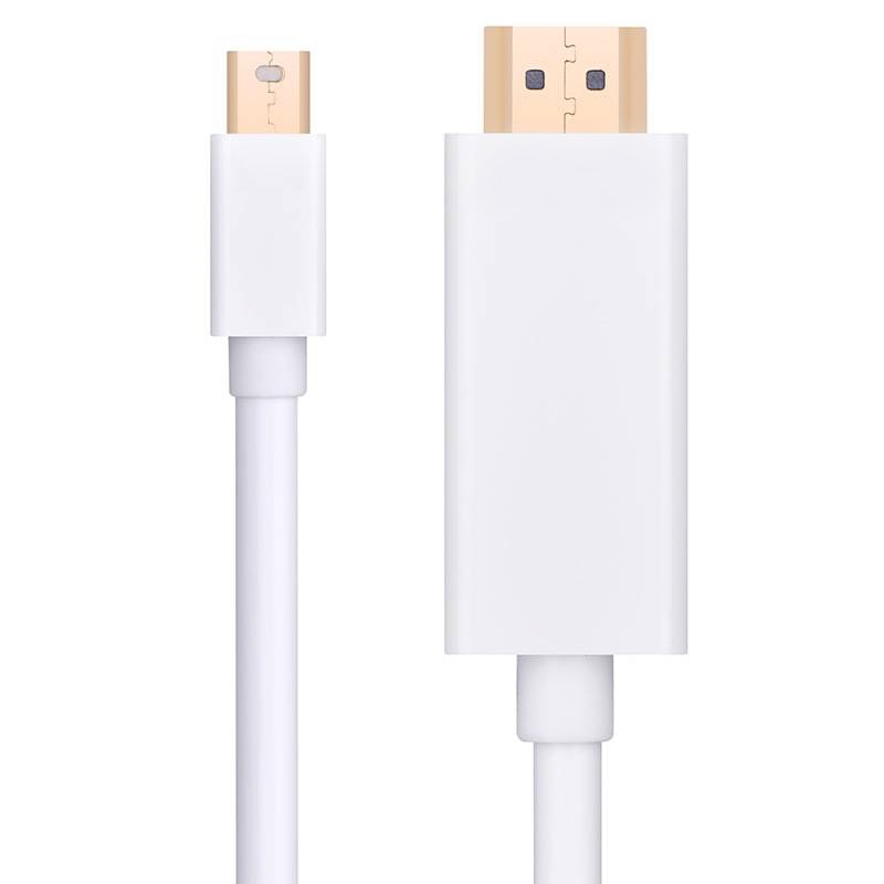 mini displayport til hdmi-kompatibel adapter dp kabel til Lyn 2 hdmi omformer macbook luft 13 flate pro 4 Lyn