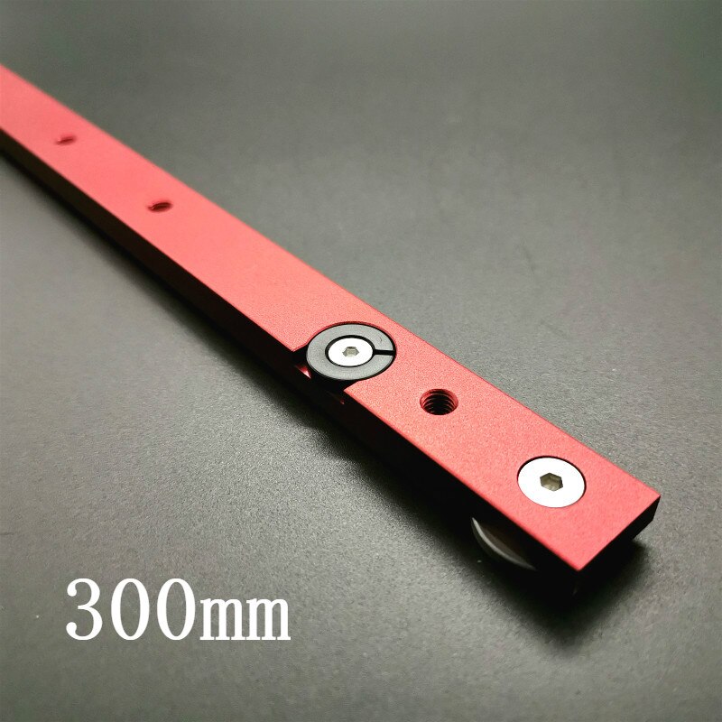 T Tracks Hardware Red Woodworking T Slot Slider Practical Pusher Modification Metal Miter Tool Bar Limit: Silver