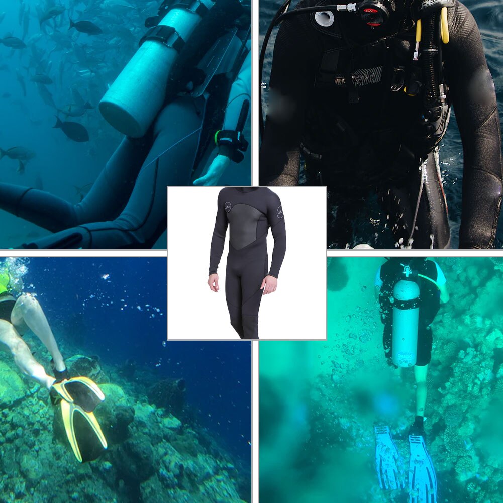 Full-Body Men 3mm Neoprene Wetsuit Surfing Swimming Diving Suit Triathlon Wet Suit For Cold Water Scuba Snorkeling Spearfishing
