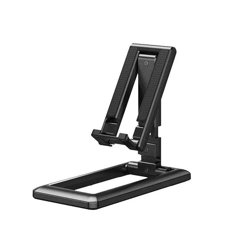 Foldable Desk Phone Holder Mount Stand Adjustable Phone Holder Desktop Holder: black