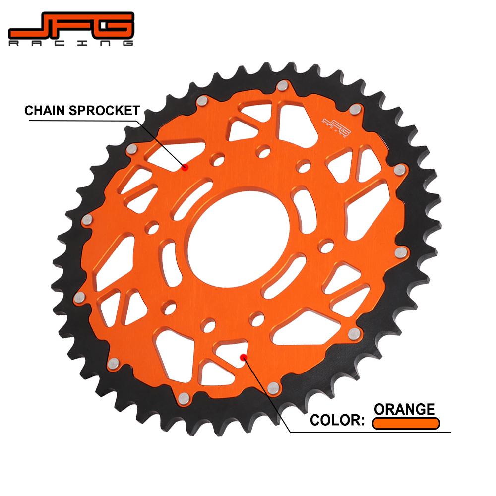 Motorcycle CNC 45T Rear Chain Sprocket For KTM 125 390 Duke ABS 125 RC ABS 125 RC 390 RC