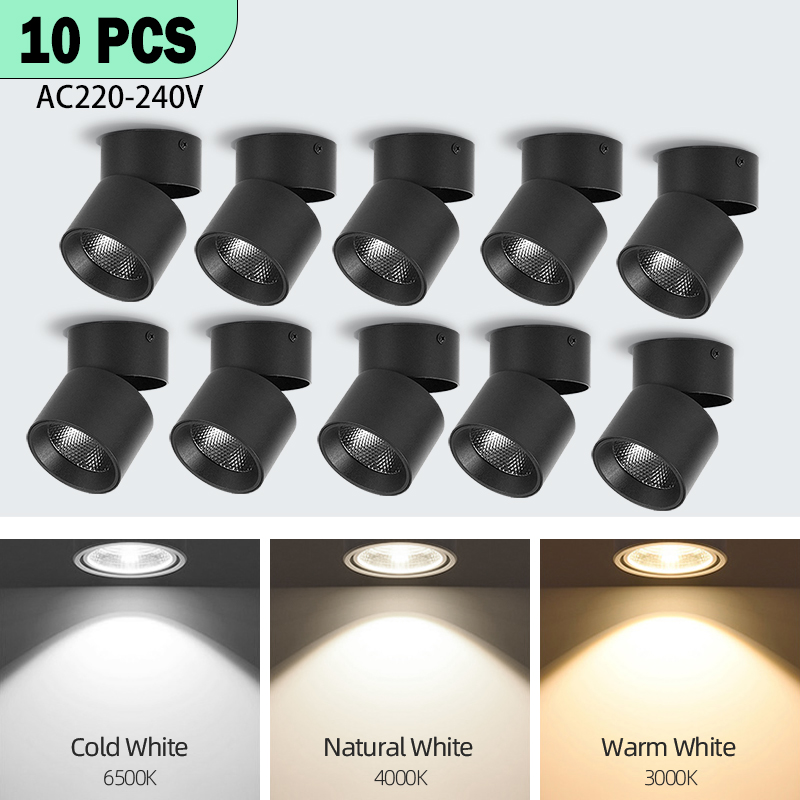 LED Faltbare Scheinwerfer Decke Lampe Downlight 110V 220V Scheinwerfer Unten Wohnkultur Lampe Wohnzimmer Schlafzimmer Beleuchtung leuchte