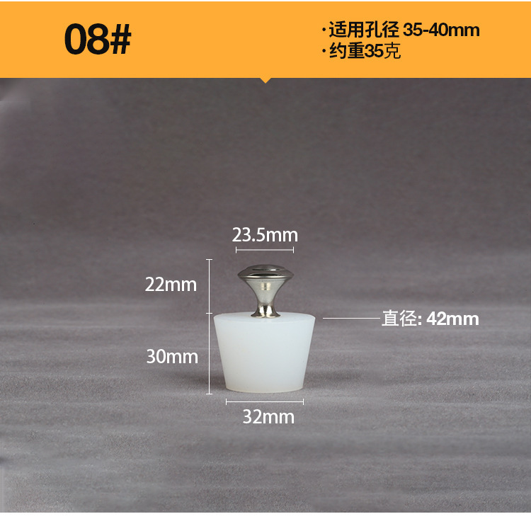 1Pcs Afvoerputje Plug Riool Mond Siliconen Afdichting Stopper Ontsmetten Drainage Cover Voor Sink Bad Badkamer Keuken Accessoires: 8