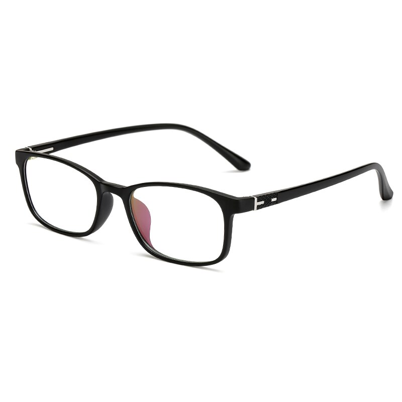 TR90 Marco de gafas de titanio para hombres, vidrio rectangular, lentes transparentes, gafas marcos ópticos coreanos, gafas GOZLUGU