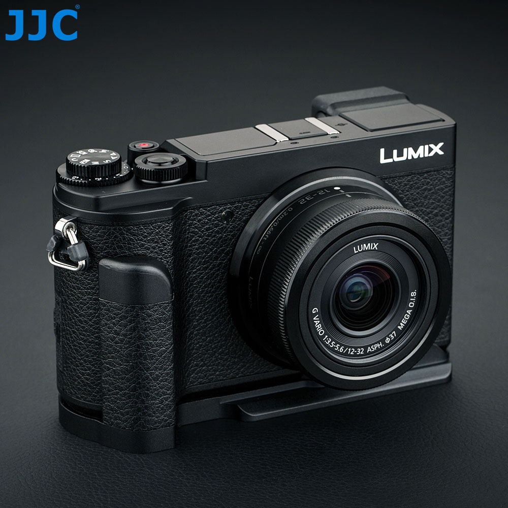 JJC schnell Freisetzung L Platte Kamera Hand Griff Für Panasonic Lumix GX9 GX7 markieren III GX85 GX80 GX7 markieren II ersetzen Panasonic DMW-HGR2