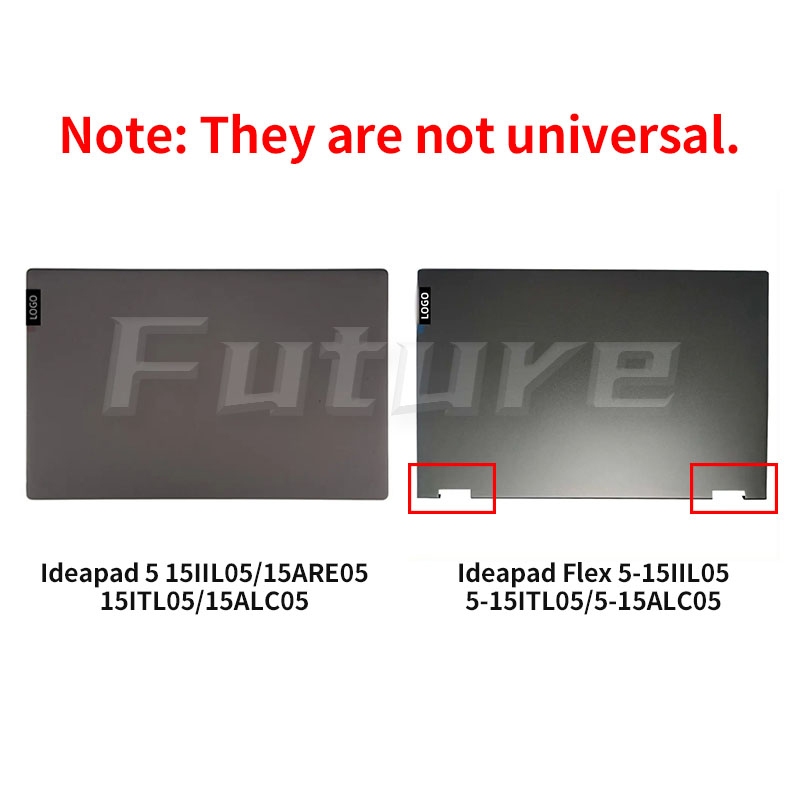 Case For Lenovo Ideapad 5 15IIL05 15ARE05 15ITL05 15ALC05 LCD Back Cover Front Bezel Hinges Rear Lid Top Back Case