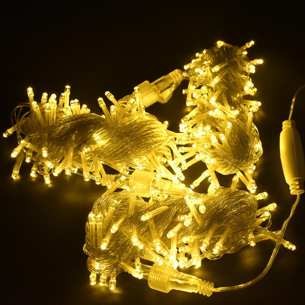 20M 30M 40M 50M 60M 100M Led String Licht Constante Kerstverlichting 220V waterdichte Outdoor Guirlande Decoratie