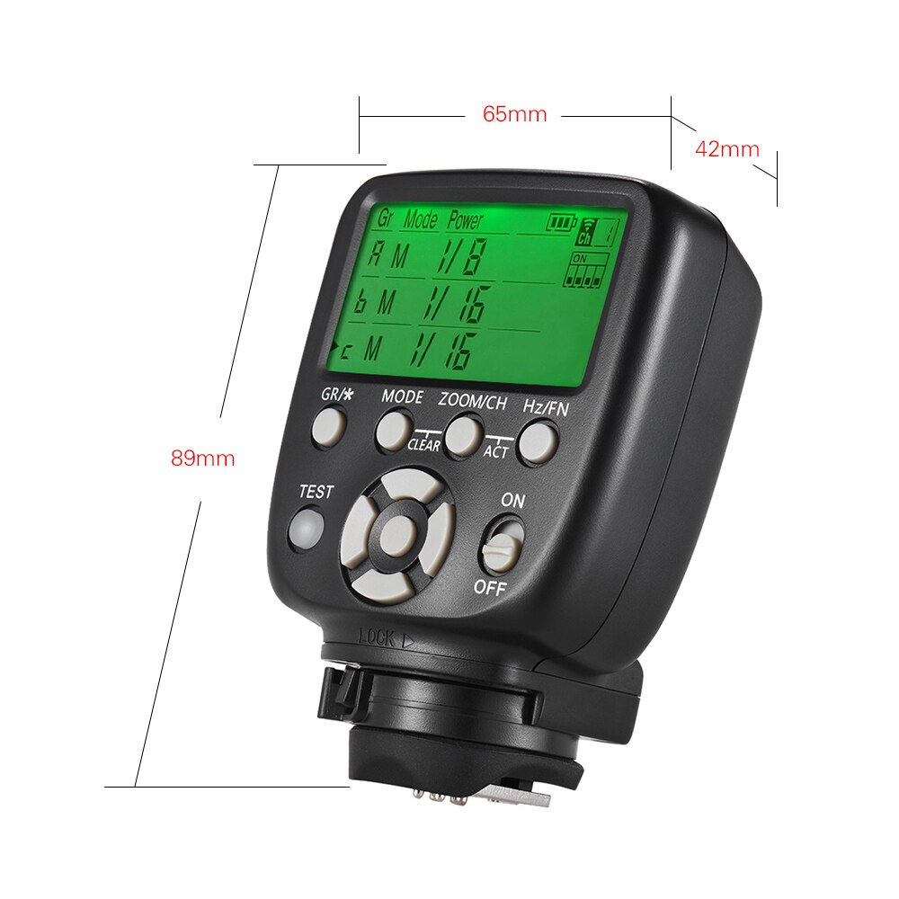 Yongnuo  yn560- tx ii handmatige flitser afstandsbediening lcd-zender voor nikon canon dslr-camera naar speedlite-ontvanger