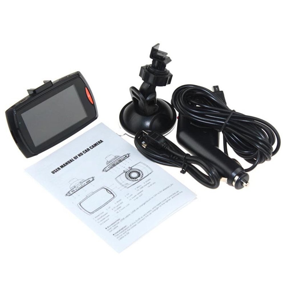 Catuo hd-inspelare video bilkamera  g30 2.4 " full hd dash cam 120 grader vidvinkel rörelsedetektering nattseende g-sensor