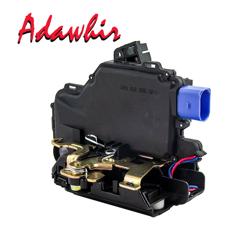 Mecanismo de cerradura de puerta delantera derecha, accesorio 3B1837016BC 3B1837016CC para Seat Ibiza 2002 5J1837016 6QD837016E 3B1837016AQ