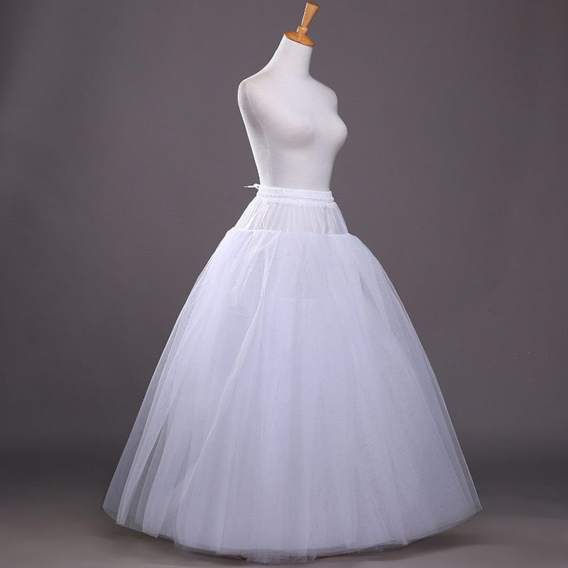 ! preiswertesten A-linie Weiß Hochzeit Unterröcke kostenlos Größe Braut Unterrock Rutsch Krinoline Weiß Für Brautkleider