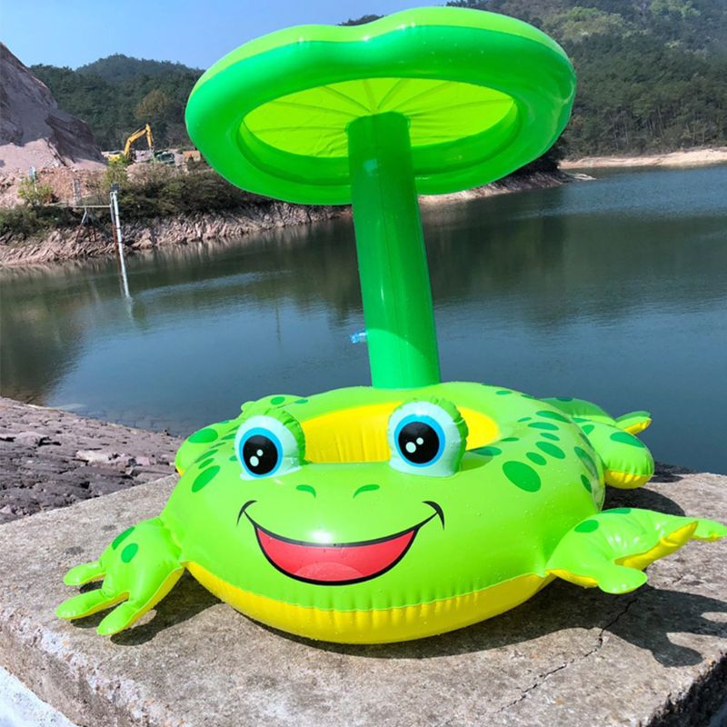 Baby Swimming Floats Swim Shade Seat Ring Summer Out Pool Toy Thicken Swimming