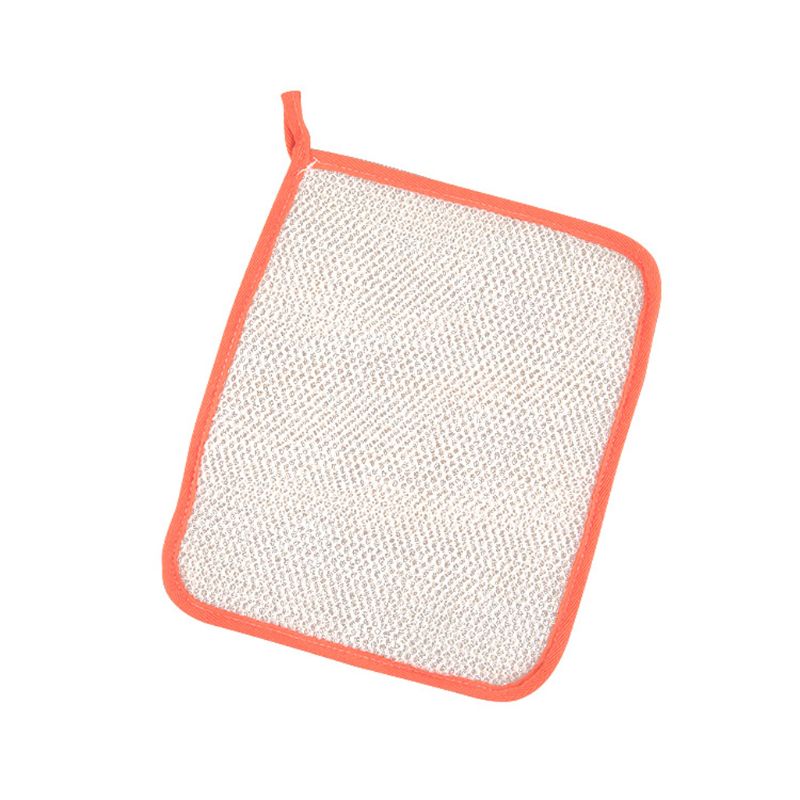 1Pc Exfoliërende Nylon Dubbele Laag Bad Doek Zeep Cleanser Schuimende Gezicht Handdoek