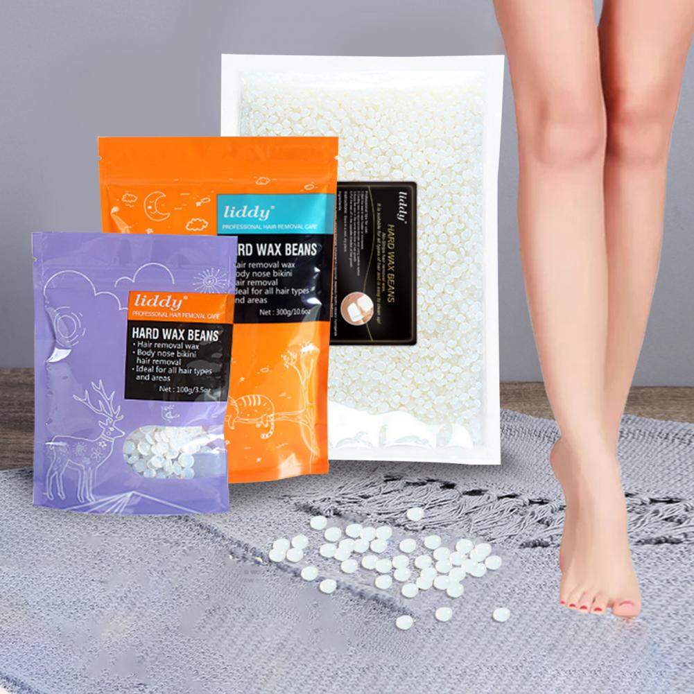 Mini épilation légère universelle sans papier, 100g/300g/500g, cire à haricots durs, rapide à fondre pour les jambes