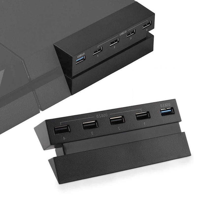 Dc5v 5 port usb 3.0/2.0 high-speed extension adapter gaming usb hub controller til sony  ps4 spil maskine