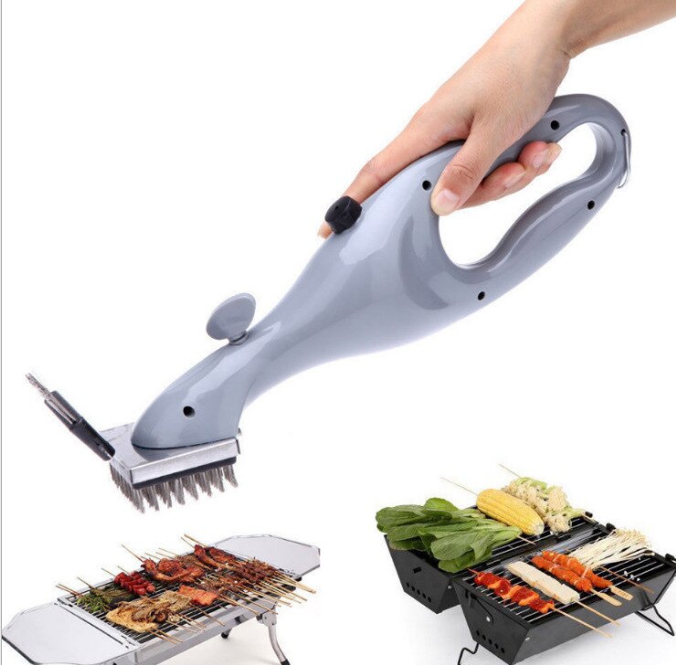 BBQ Cleaning Brush Stainless Steel Outdoor BBQ Grill Brush Barbecue Grill Cleaner Steam BBQ Accessories Cooking Tools: Default Title